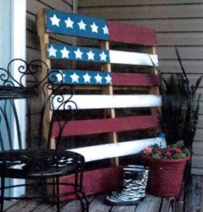 Read the article: American Flag Pallet