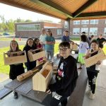 Kids working to build a tool box 5